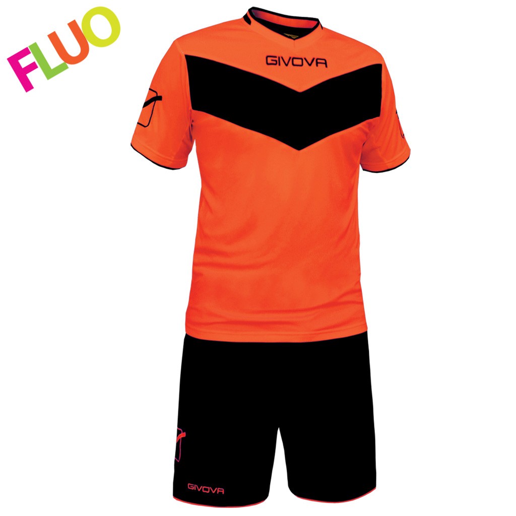 Echipament Fotbal Kit Vittoria Fluo Givova