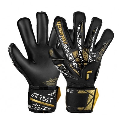 Manusi portar fotbal Attrakt Gold X Evolution Cut Finger Support, REUSCH