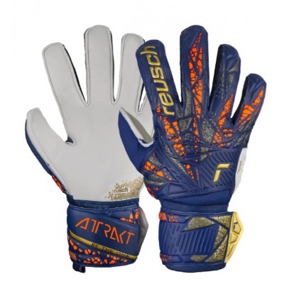 Manusi portar fotbal Attrakt Starter Solid Junior, REUSCH