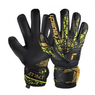 Manusi portar fotbal Attrakt Solid Finger Support Junior, REUSCH